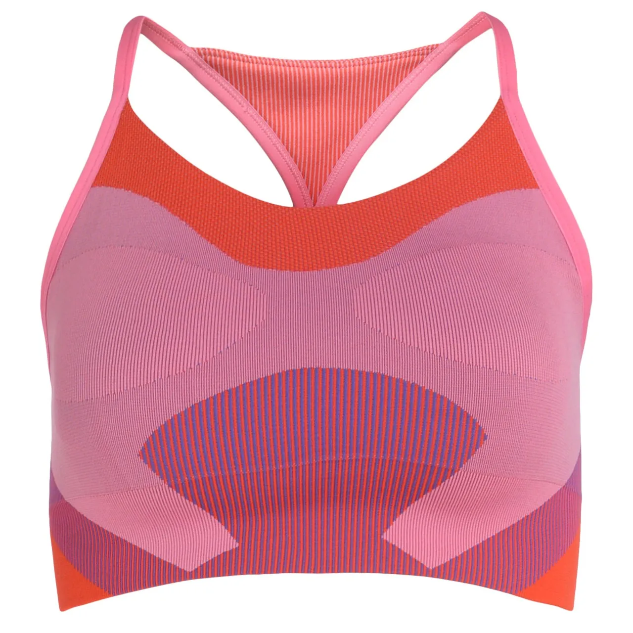 Adidas by Stella McCartney Soutien-gorge de sport rose et orange