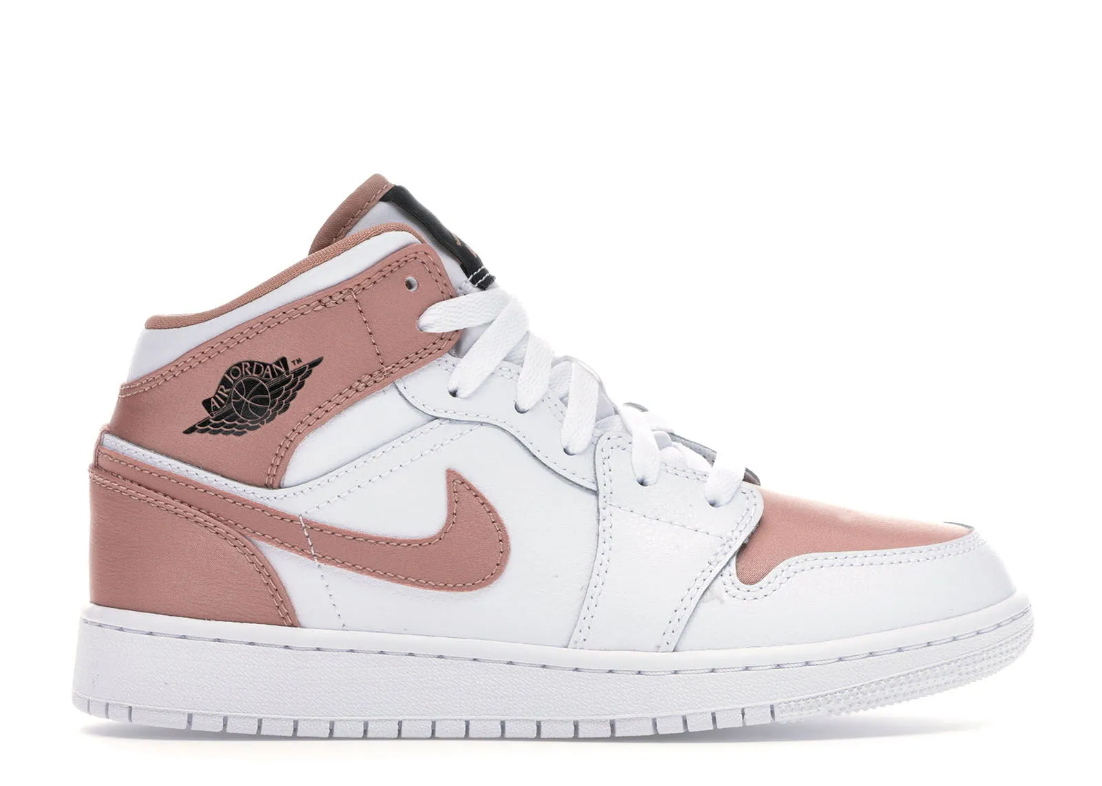 Air Jordan 1 Mid 'White Rose Gold' (GS)