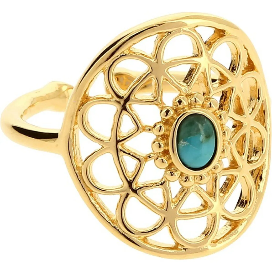 Bague Kosma Stella BRSL0436-OCTUBU - Métal Doré jaune & Turquoise Femme | 3 Suisses
