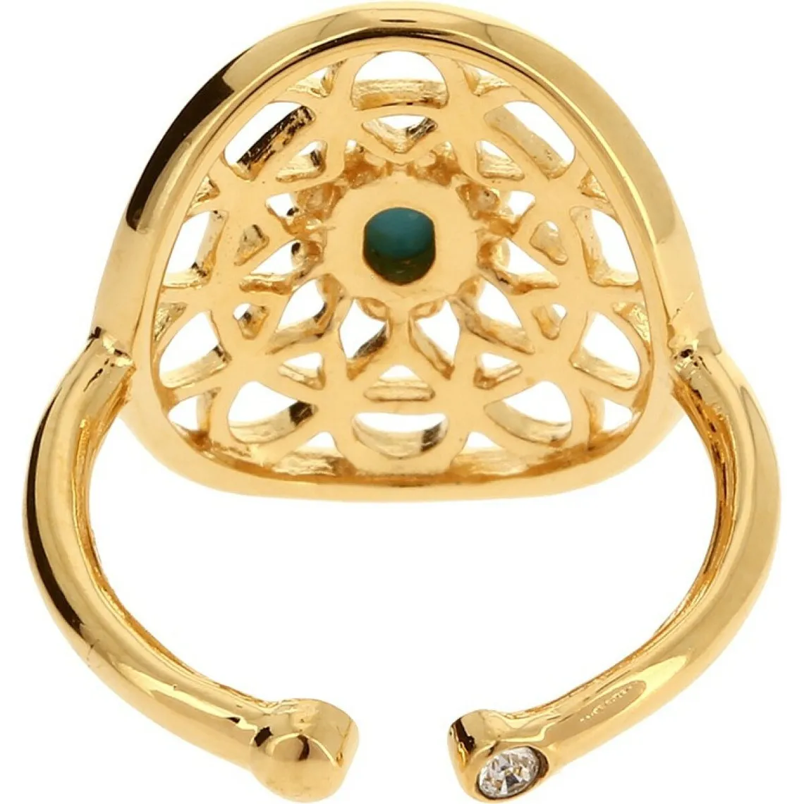 Bague Kosma Stella BRSL0436-OCTUBU - Métal Doré jaune & Turquoise Femme | 3 Suisses