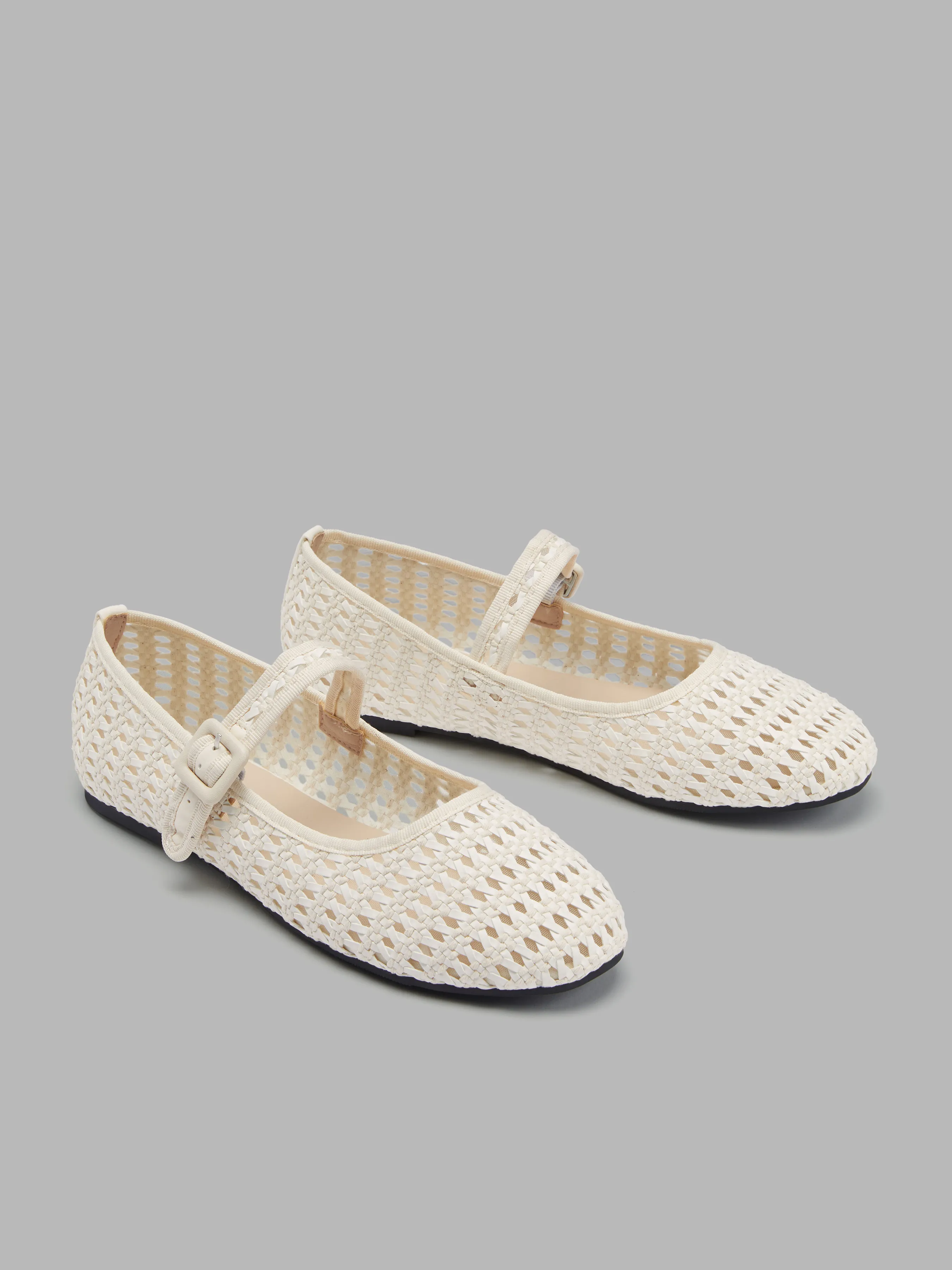 Ballerines Mary Jane tissées