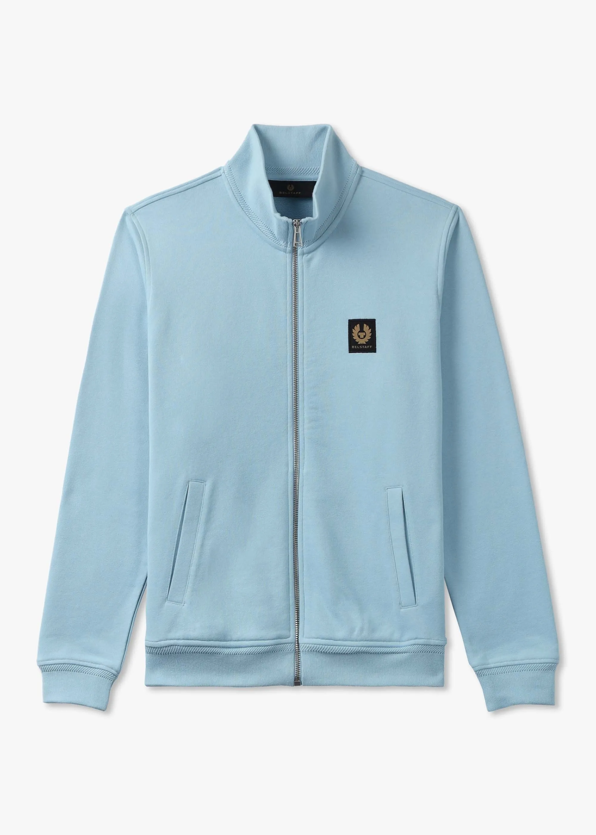 Belstaff Mens Full Zip Sweatshirt In Blue - Trouva