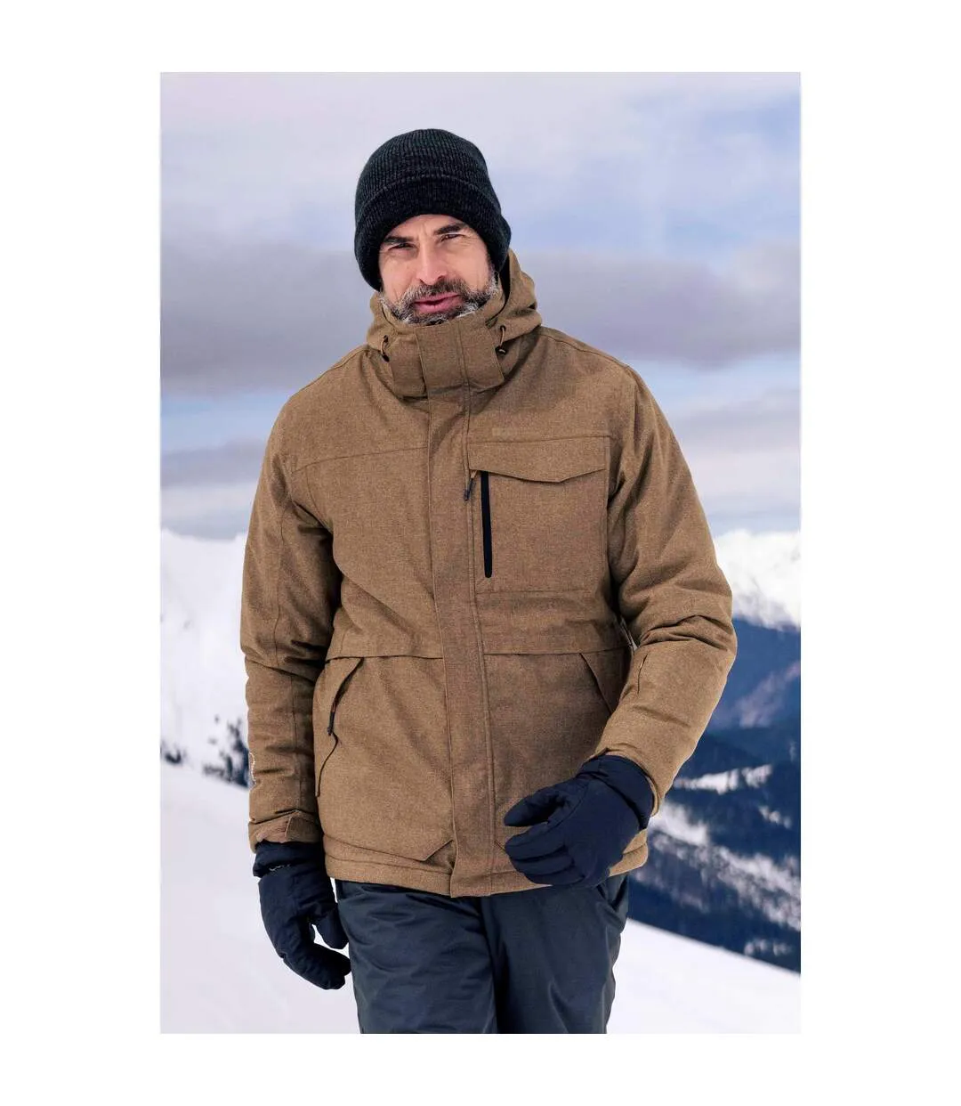 Blouson de ski comet homme marron clair Mountain Warehouse