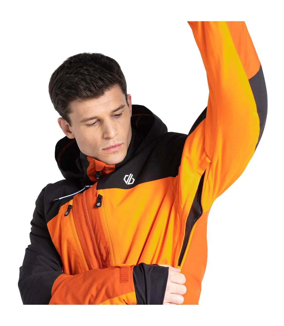 Blouson de ski slopeside homme orange vif / noir Dare 2B