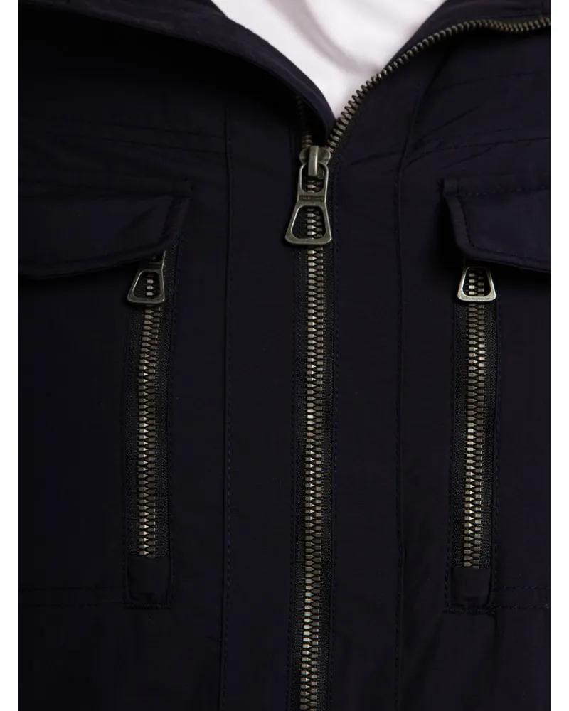 Blouson zippé Redpoint grande taille bleu marine - Size-factory