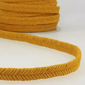 Bobine 15m galon chevrons moutarde 15mm