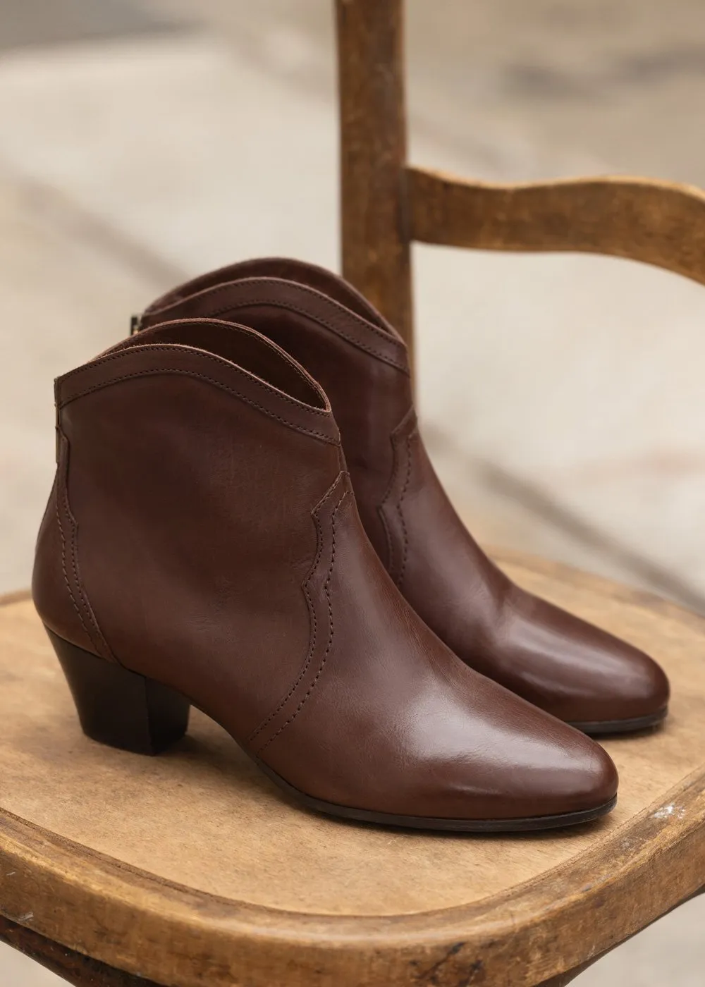 BOOTS CELESTINE CHATAIGNE