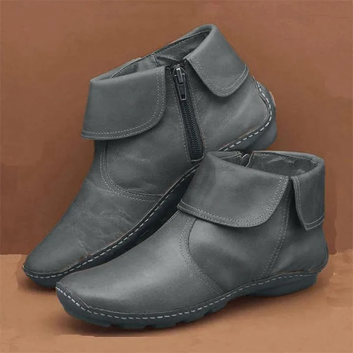 Bottine Soft Lane en Cuir Imperméables avec doublure (Nouvelle Collection)