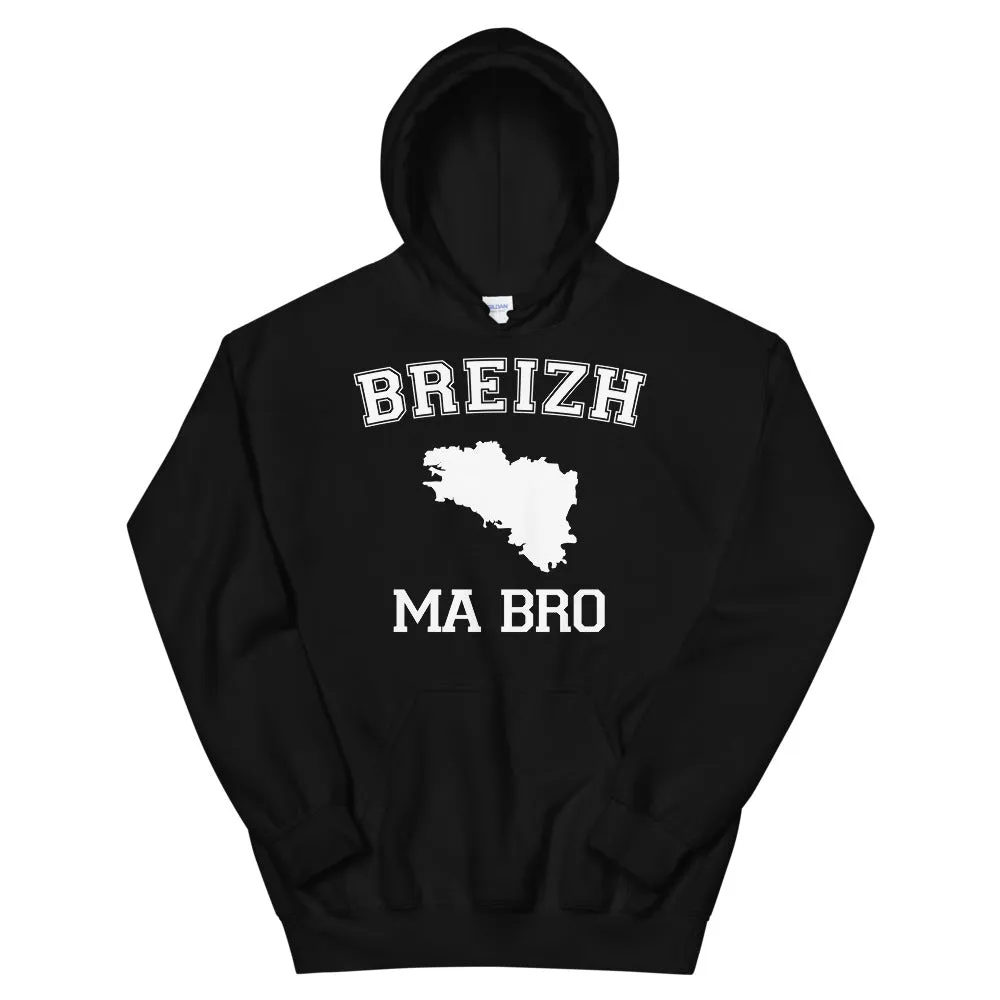 Breizh ma bro - Sweatshirt à capuche Bretagne