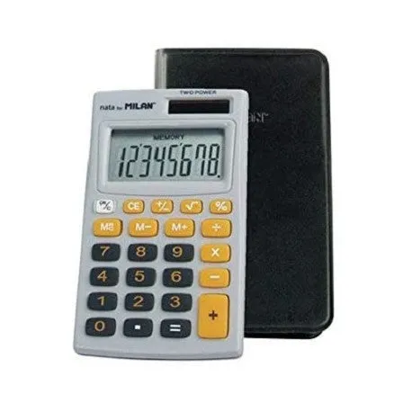 CALCULATRICE 8 CHIFFRES HOUSSE BLISTER NOIR