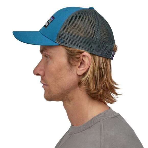 Casquette Patagonia Unisex P6 Logo LoPro Trucker bleu Steller