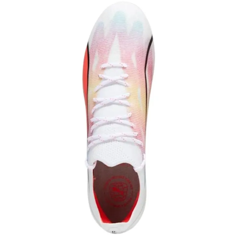 Chaussures de football Puma Ultra Ultimate FG/AG M 107311 01 blanche blanche