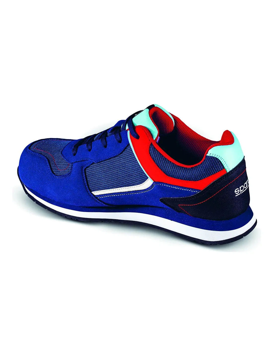 Chaussures de sécurité SPARCO GYMKHANA MARTINI RACING MARTINI ESD S1P SRC HRO (bleu/rouge)