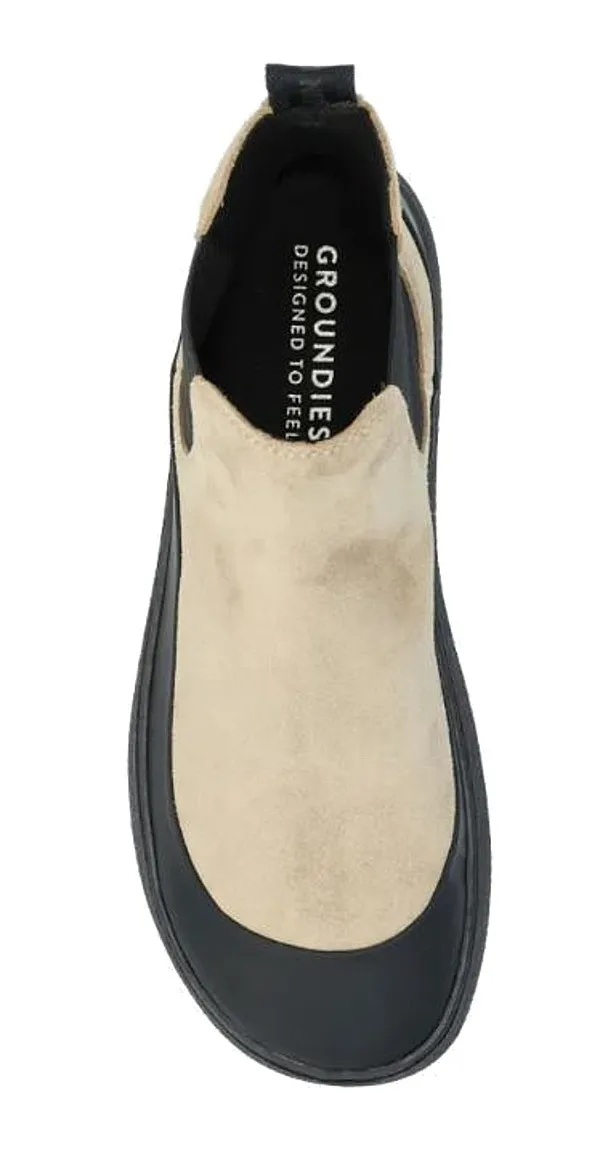 chaussures Groundies Sienna - Cappucino/Black - women´s