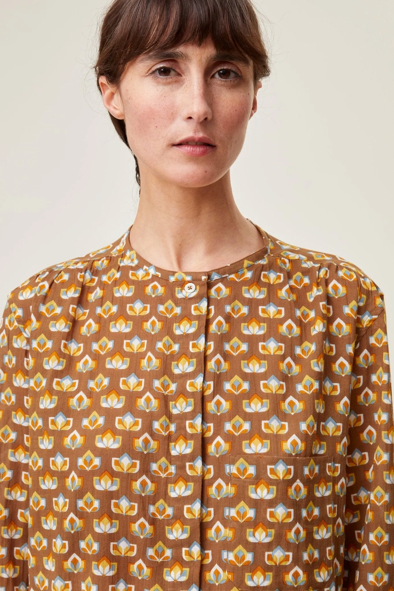 Chemise Lucia N°729 Lotus Coffee