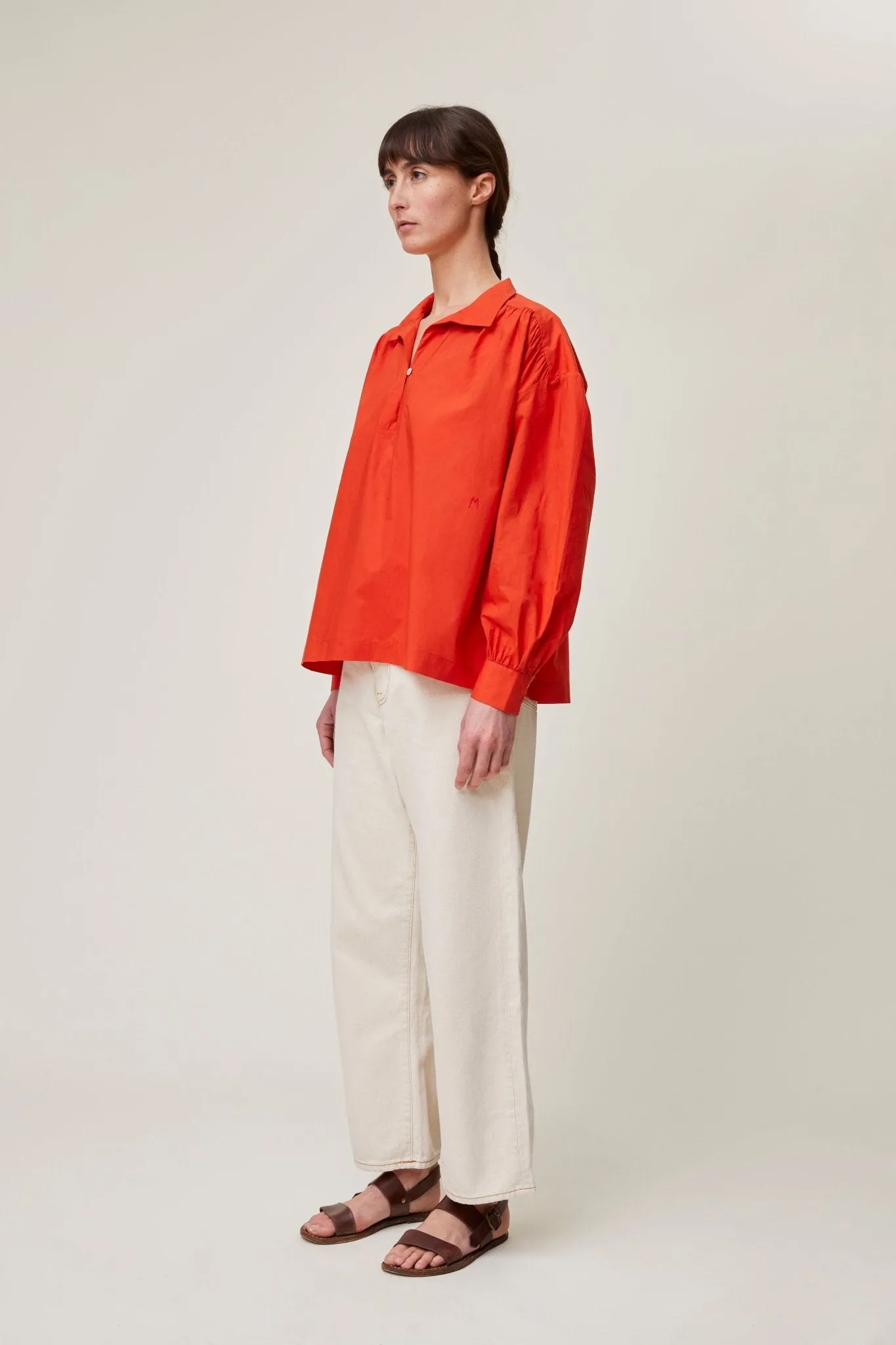 Chemise Malou N°731 Popeline Poppy Red