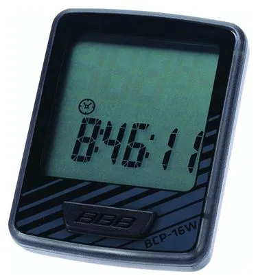 Compteur sans Fil BBB DashBoard 12 Fonctions Noir Gris