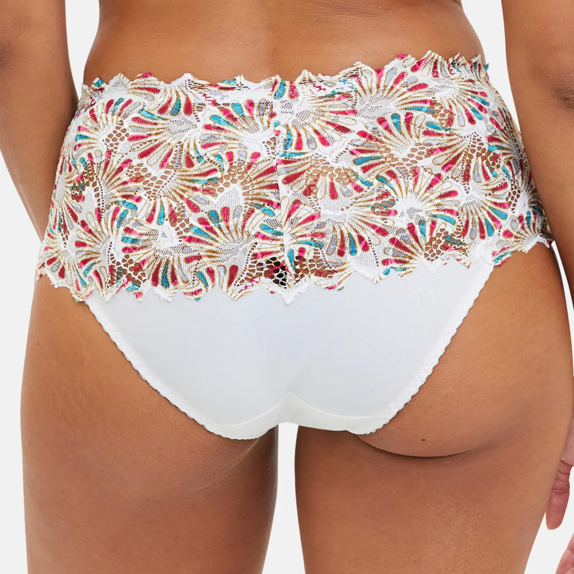 Culotte en dentelle multicolore | 3 Suisses