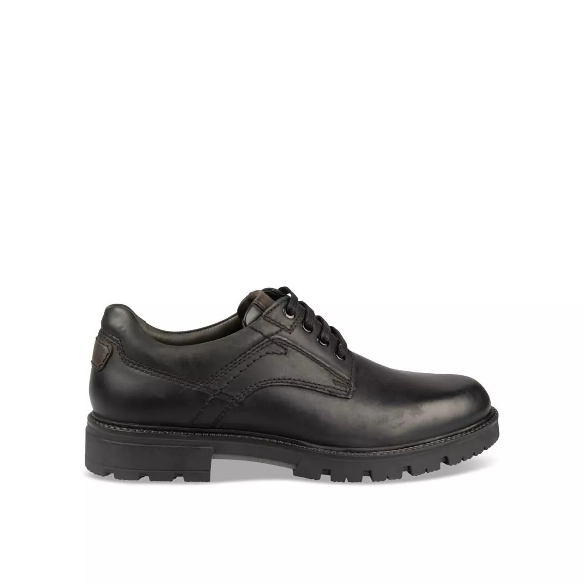 Derbies NOIR DENIM SIDE CUIR
