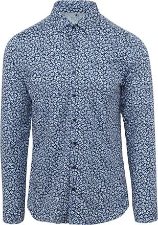 Desoto Chemise Motif Des Fleurs Bleu 63128-3-523 commander e