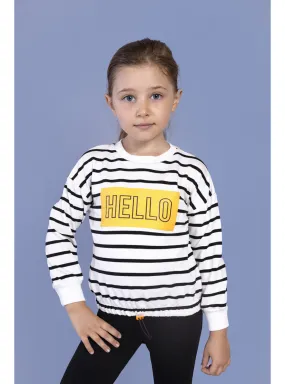 Ecru - Girls` Sweatshirt