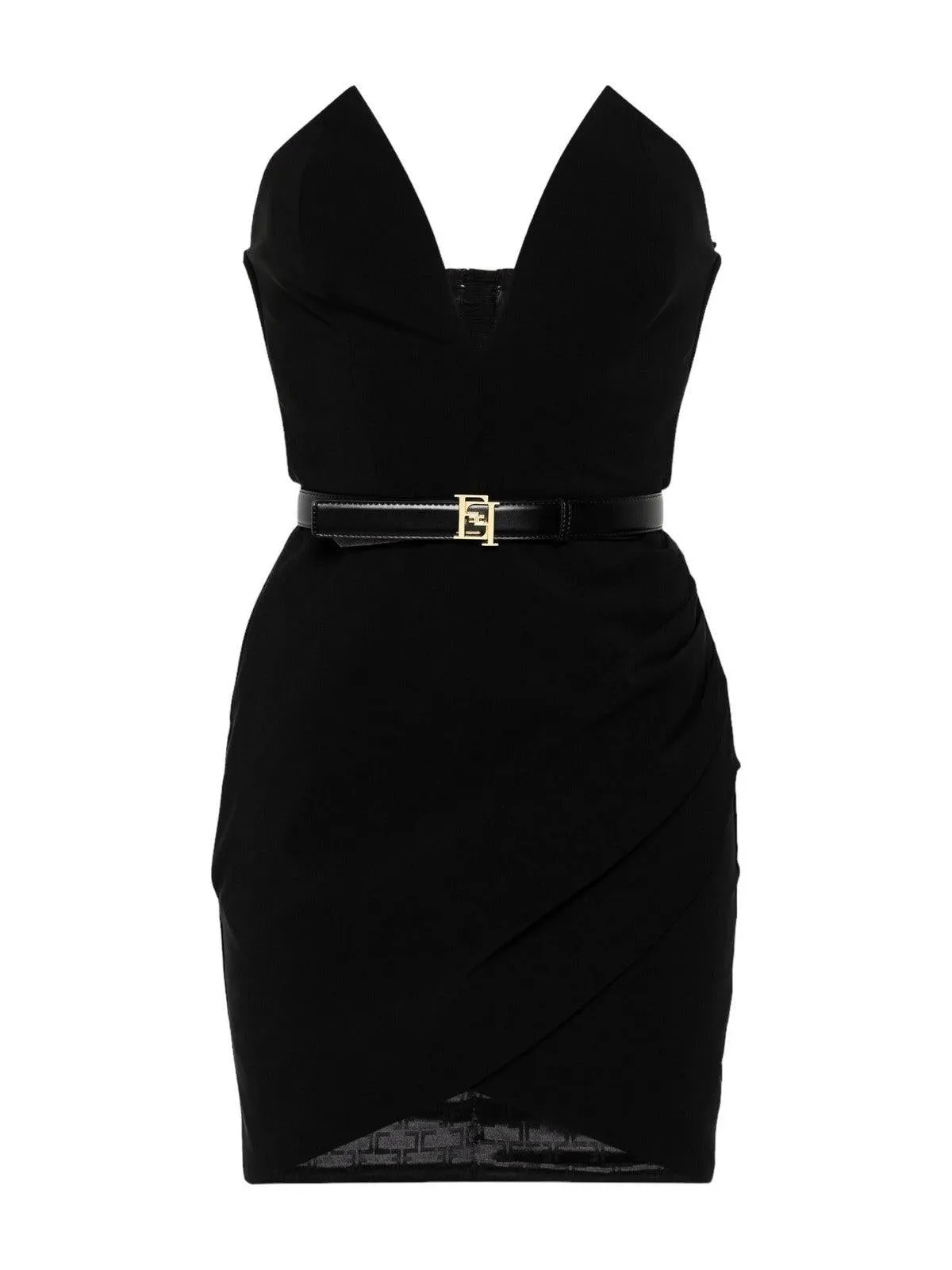 ELISABETTA FRANCHI Robe Femme AB64842E2 110 Noir