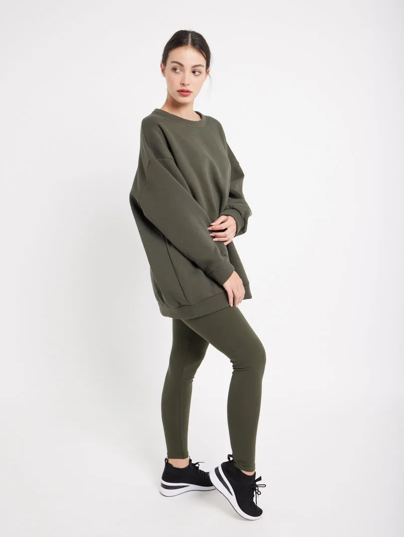 Ensemble sweatshirt et legging