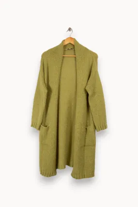 Gilet long vert - Taille S/36