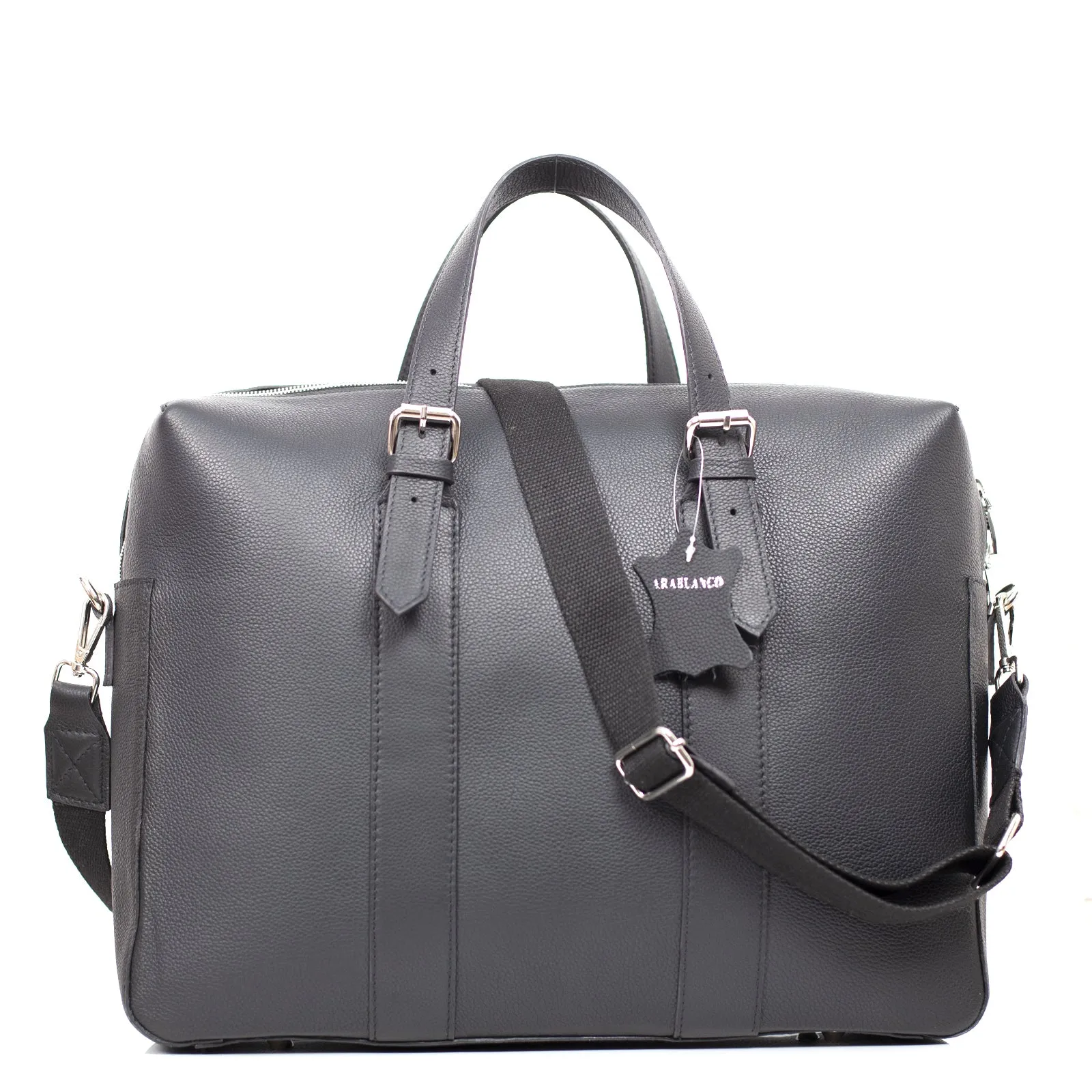 Grand SACOCHE 100% cuir noir