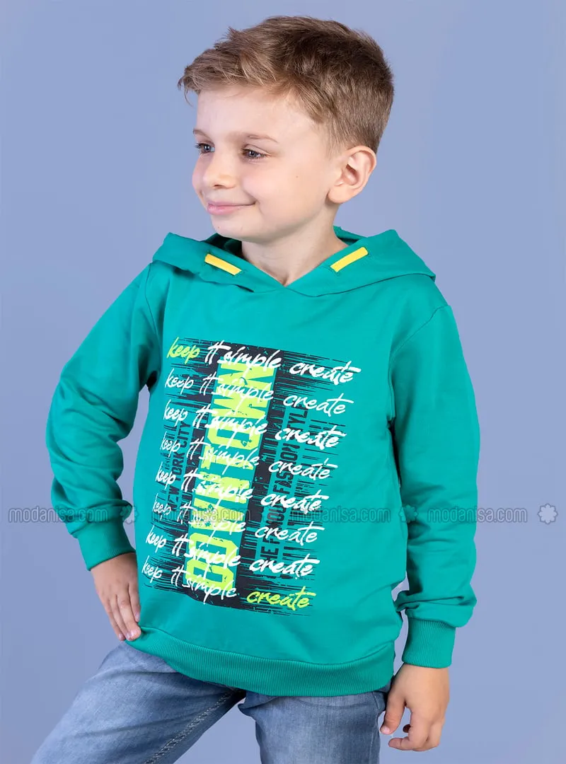 Green - Boys` Sweatshirt