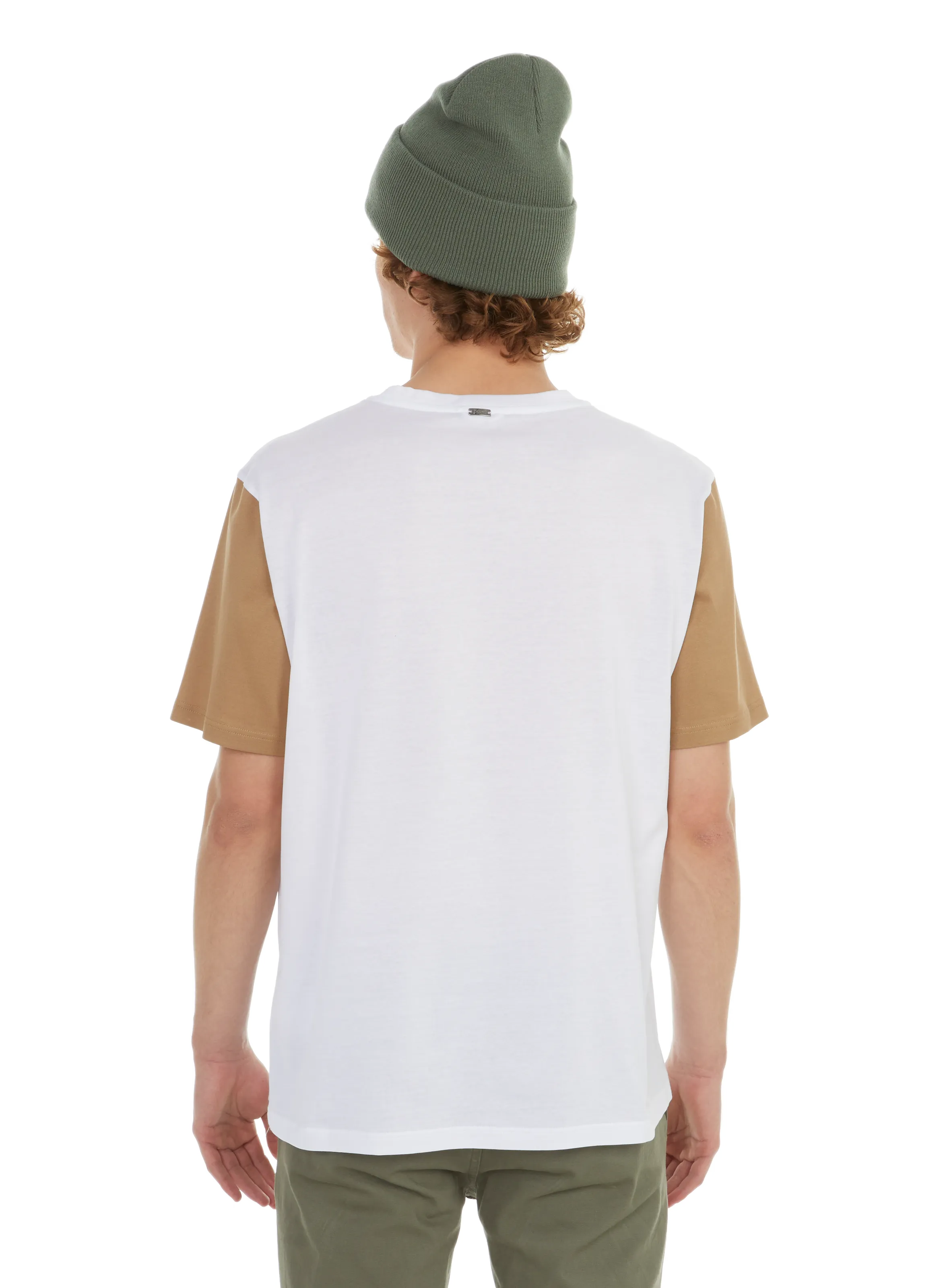 HERNO  T-shirt en coton - Blanc