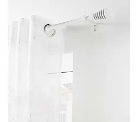 Kit Tringle Extensible 120 à 210 Cm Peint Sablis Blanc