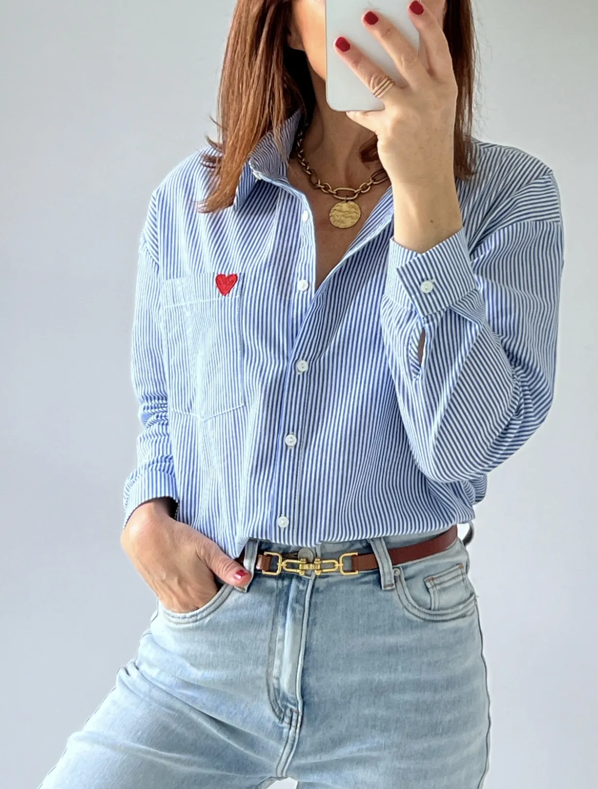 La chemise Denver bleue