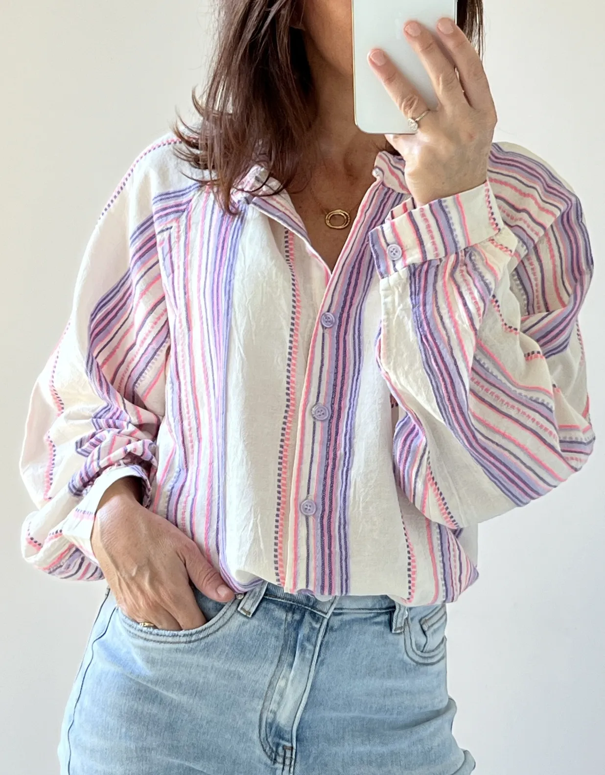 La chemise Elyssa lilas