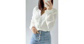 La chemise Evelyn imprimé bleu