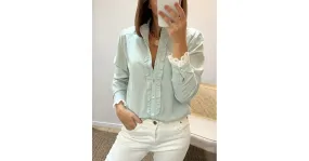 La chemise Fantine céladon