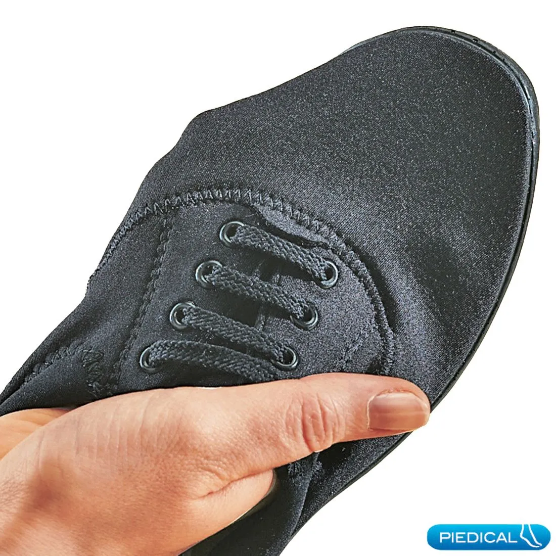 Les ballerines extensibles ultra souples noir Piedical