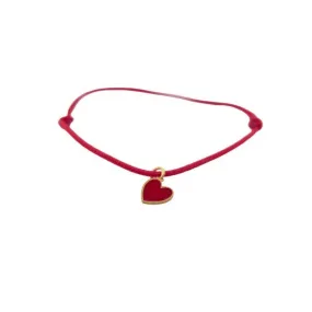 MARIE HELENE DE TAILLAC BRACELETS coeur rouge - 43460 12725