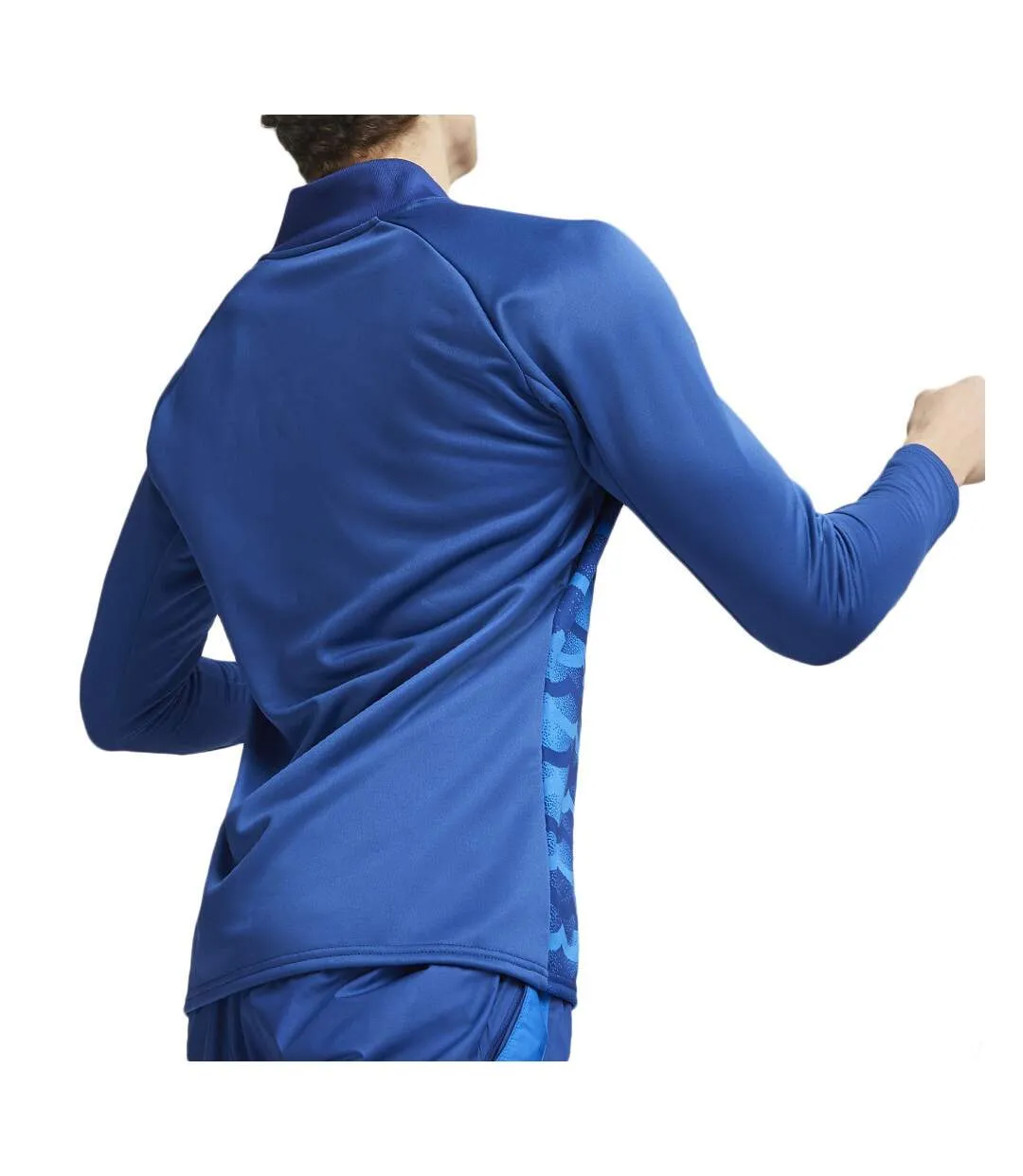 OM Maillot Prématch manches longues Bleu Homme Puma 2023/24