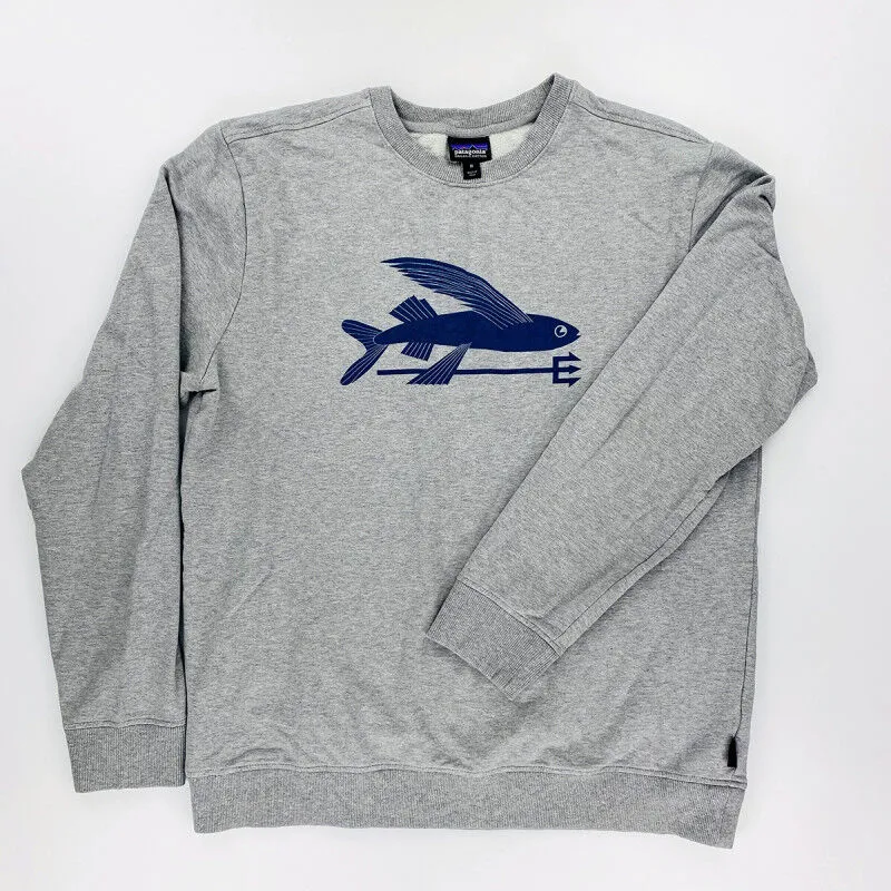 Patagonia Flying Fish Sweatshirt - Seconde main Sweatshirt homme - Gris - M | Hardloop