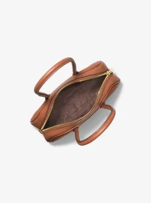 Petit sac porté main Lulu en cuir grainé