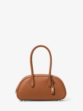 Petit sac porté main Lulu en cuir grainé