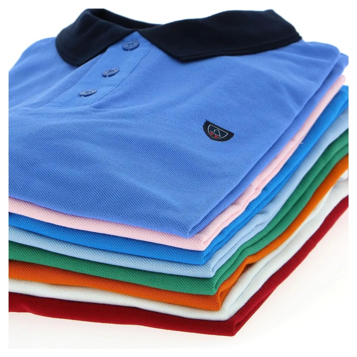 Polo homme YACHT COLLECTION orange- Matiere-noble 29,90€