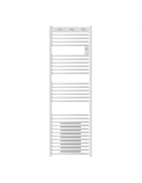 Radiateur sèche-serviettes Doris électrique digital ventilo 1500W Blanc Carat ATLANTIC 850237