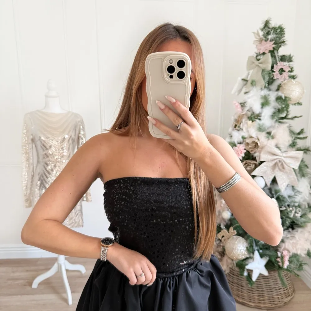 ROBE BANDEAU BOULE