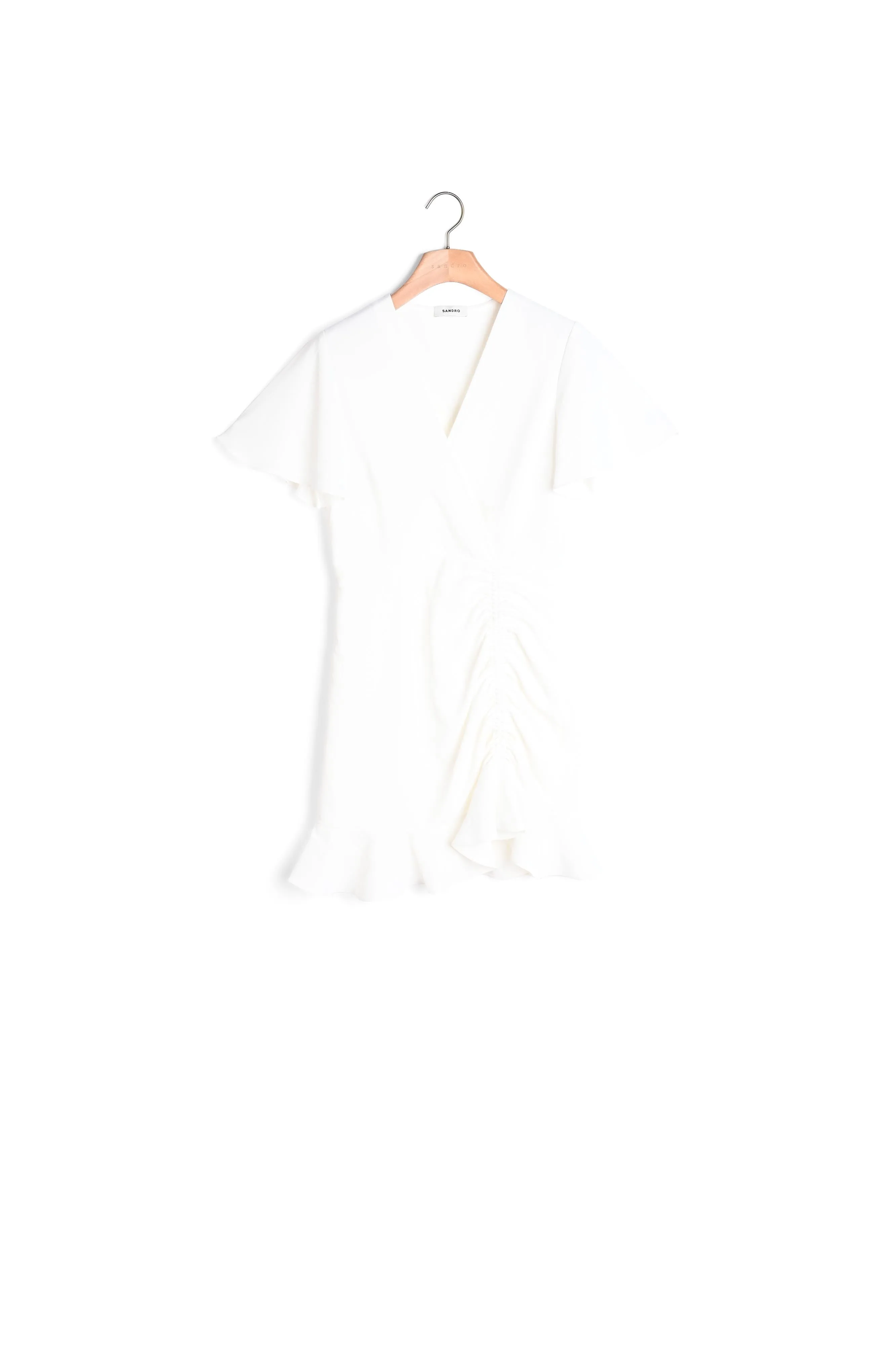 Robe courte croisée