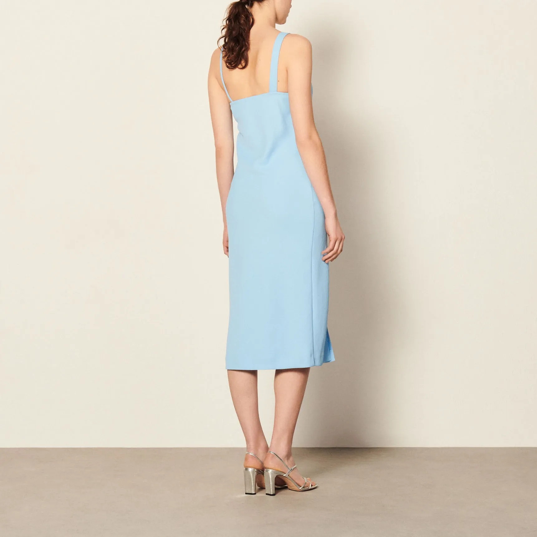 Robe longue fendue