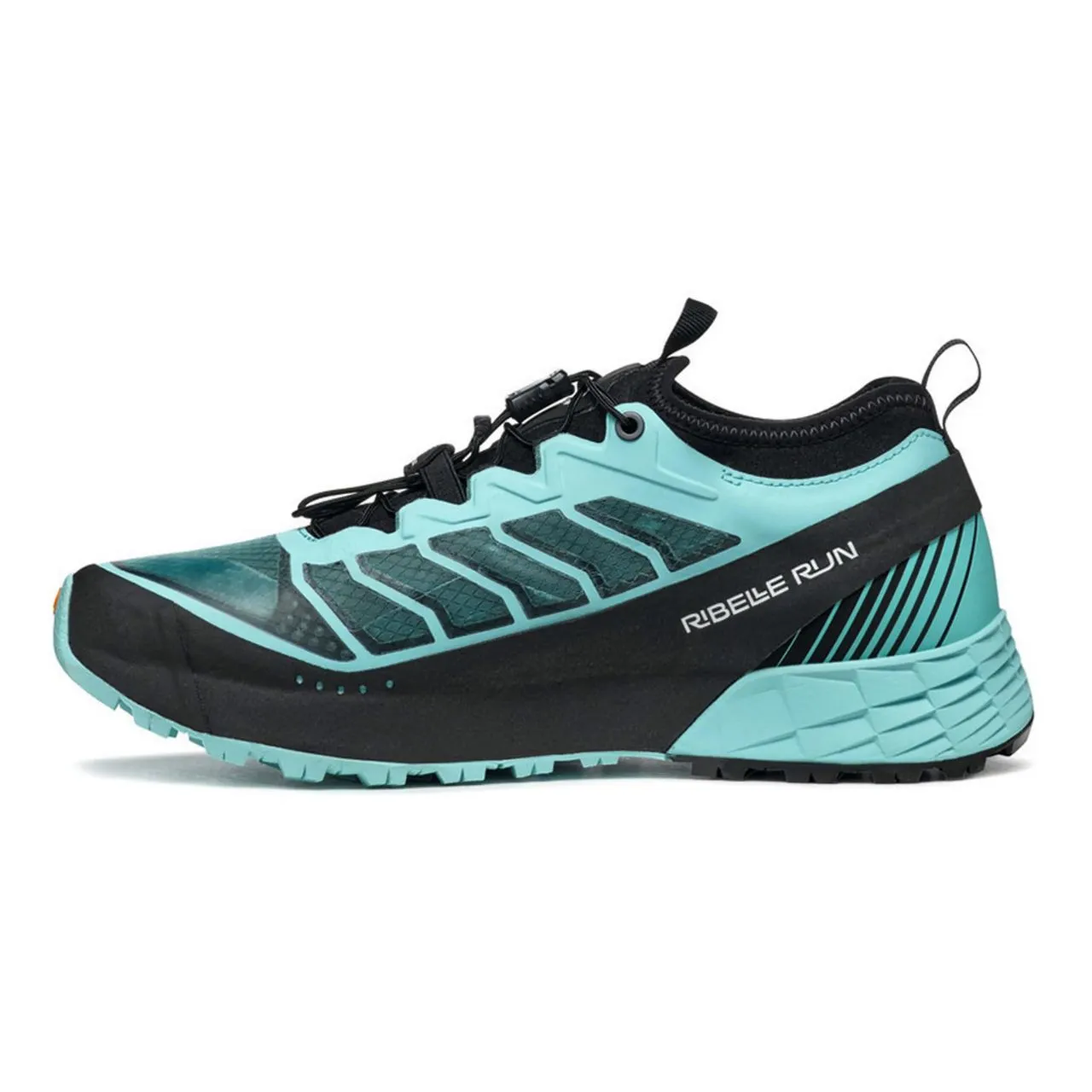 SCARPA RIBELLE RUN BLACK ET AQUA Chaussures de trail