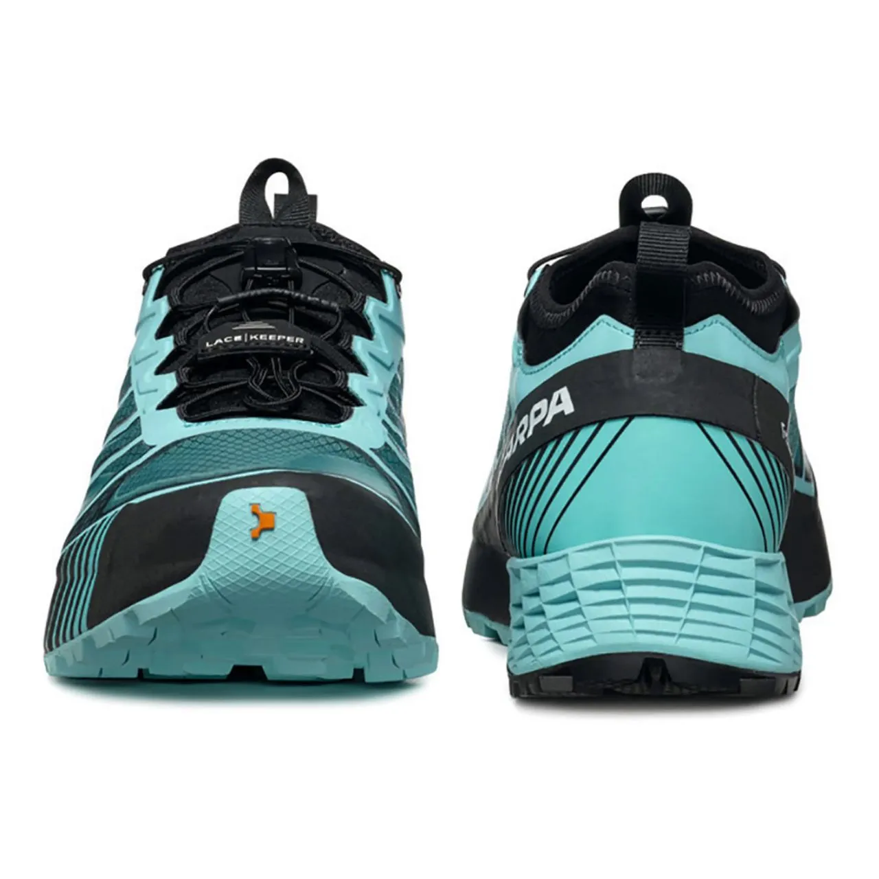 SCARPA RIBELLE RUN BLACK ET AQUA Chaussures de trail