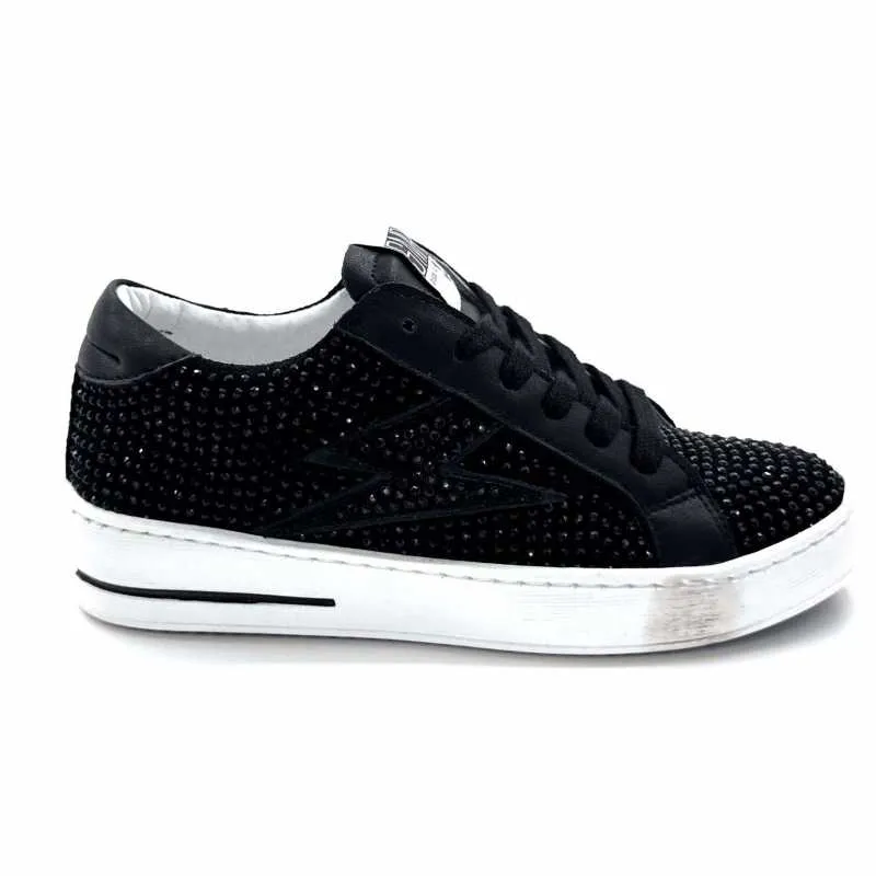 Semerdjian SMR23 Maya A412 Daim Noir & Strass